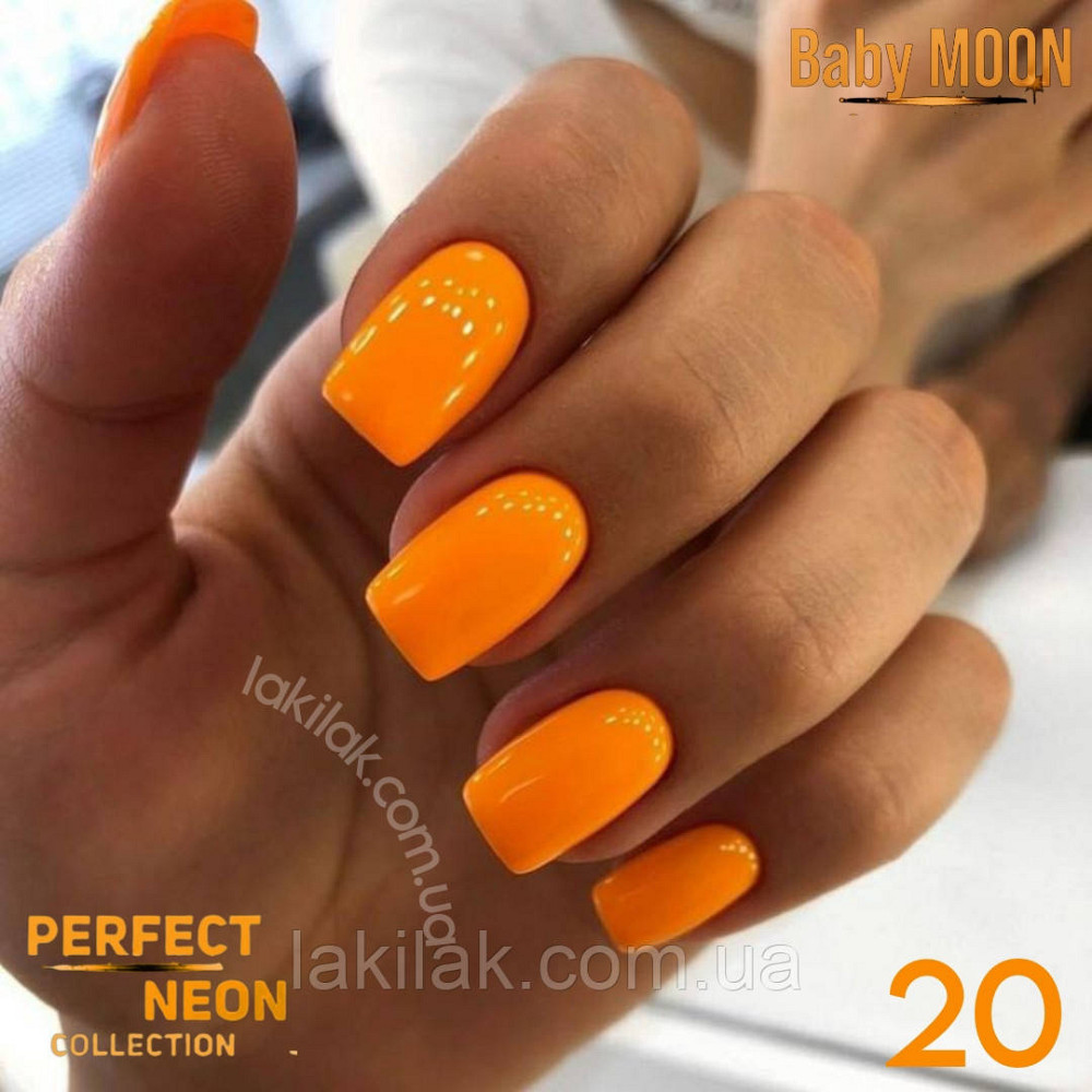Гель-лак BABY MOON Perfect Neon №20, 6 мл Херсон - фото 1