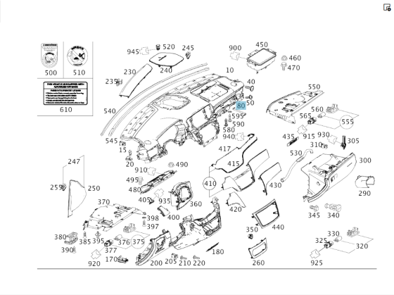 Mercedes-Benz  A1666890114 Утримувач передньої панелі ML/GLE W166 GL/GLS X166 GLE Coupe C292 Одеса