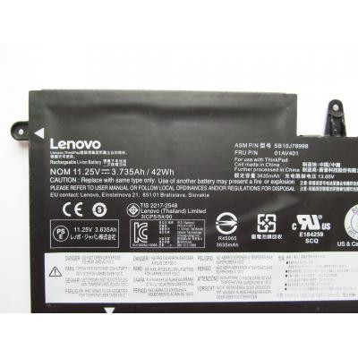 Аккумулятор для ноутбука Lenovo ThinkPad 13 (1st Gen) 01AV401, 3735mAh (42Wh), 3cell, 11.25V (A47414) Винница - изображение 2