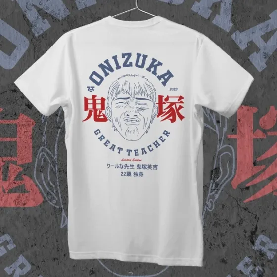 Футболка чоловіча з  принтом GTO Крутий вчитель Онідзука WE Розмір 48 Anime1034 Дніпро
