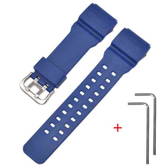 Ремешок для Casio G-Shock GG-1000/GWG-100/GSG-100 Dark Blue SI SBR Киев