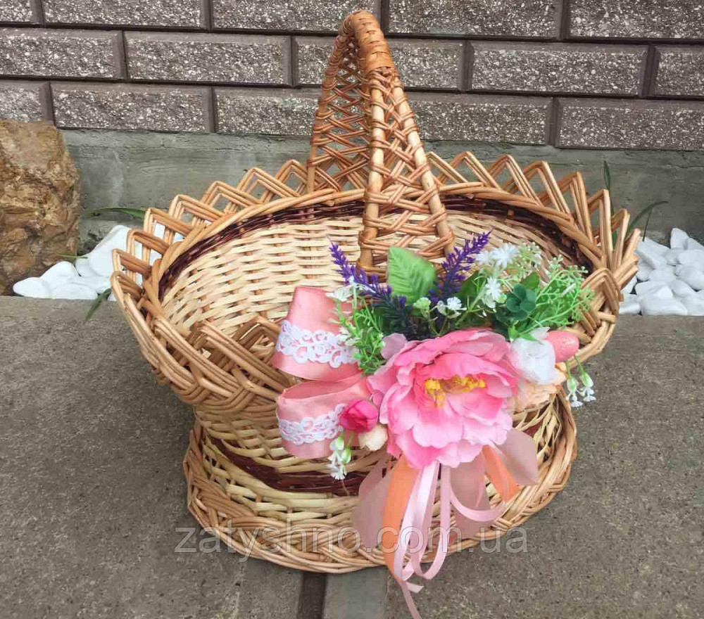 Корзина на Пасху | плетеная корзина из лозы | корзина пасхальная | корзина на Пасху Киев - изображение 3