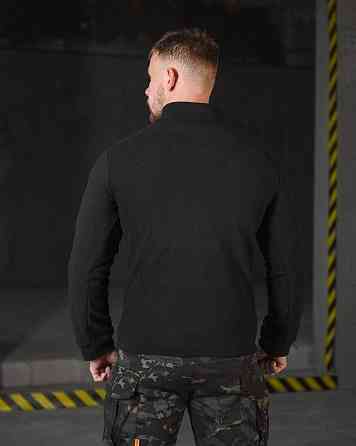 Гольф флисовый черный ВТ4789 Одесса