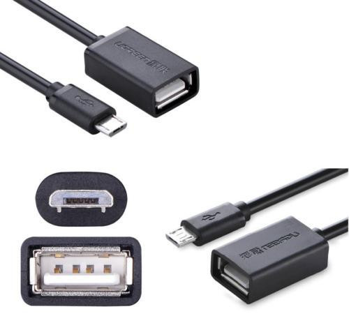 Micro USB OTG кабель-адаптер Ugreen US133 (Чорний, 12см) Николаев - изображение 6
