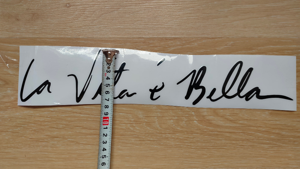 Наклейка на авто Чорна перекладається Життя прекрасне Київ - фото 7