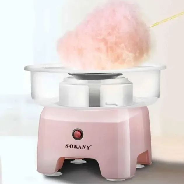 Аппарат для производства сахарной ваты Sokany 500W SK-520 розовый Коломыя - изображение 1