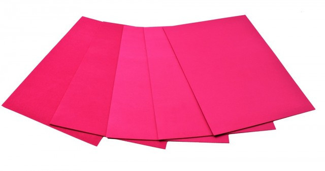 Набір фоамірану "Мандарин" A4   EVA-044 21х29,7см 2,00 мм 5 аркуш.фуксія, шт Київ - фото 1