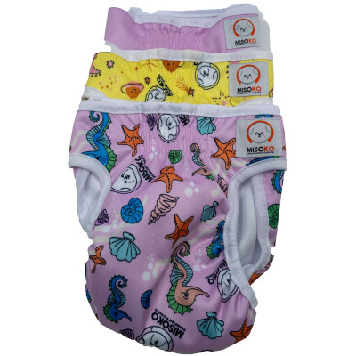 Подгузники для животных MISOKO&CO многоразовые для собак-сук, XL 3 шт. Фантазия (HAINMSK63962RIN) Винница - изображение 1