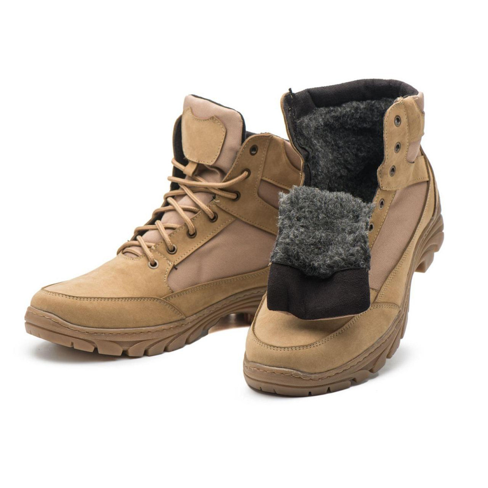 Зимові, справжні чоловічі тактичні черевики, берці, кольору кайот Харків - фото 2