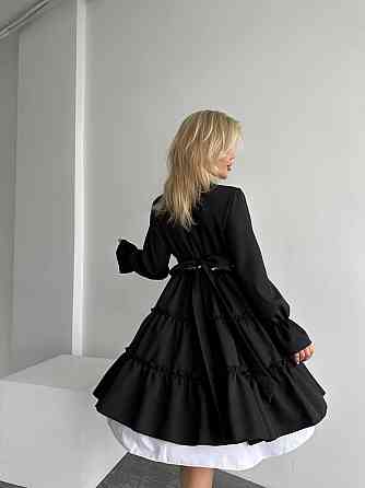 Жіноча базова приталенасукня костюмний креп Одеса