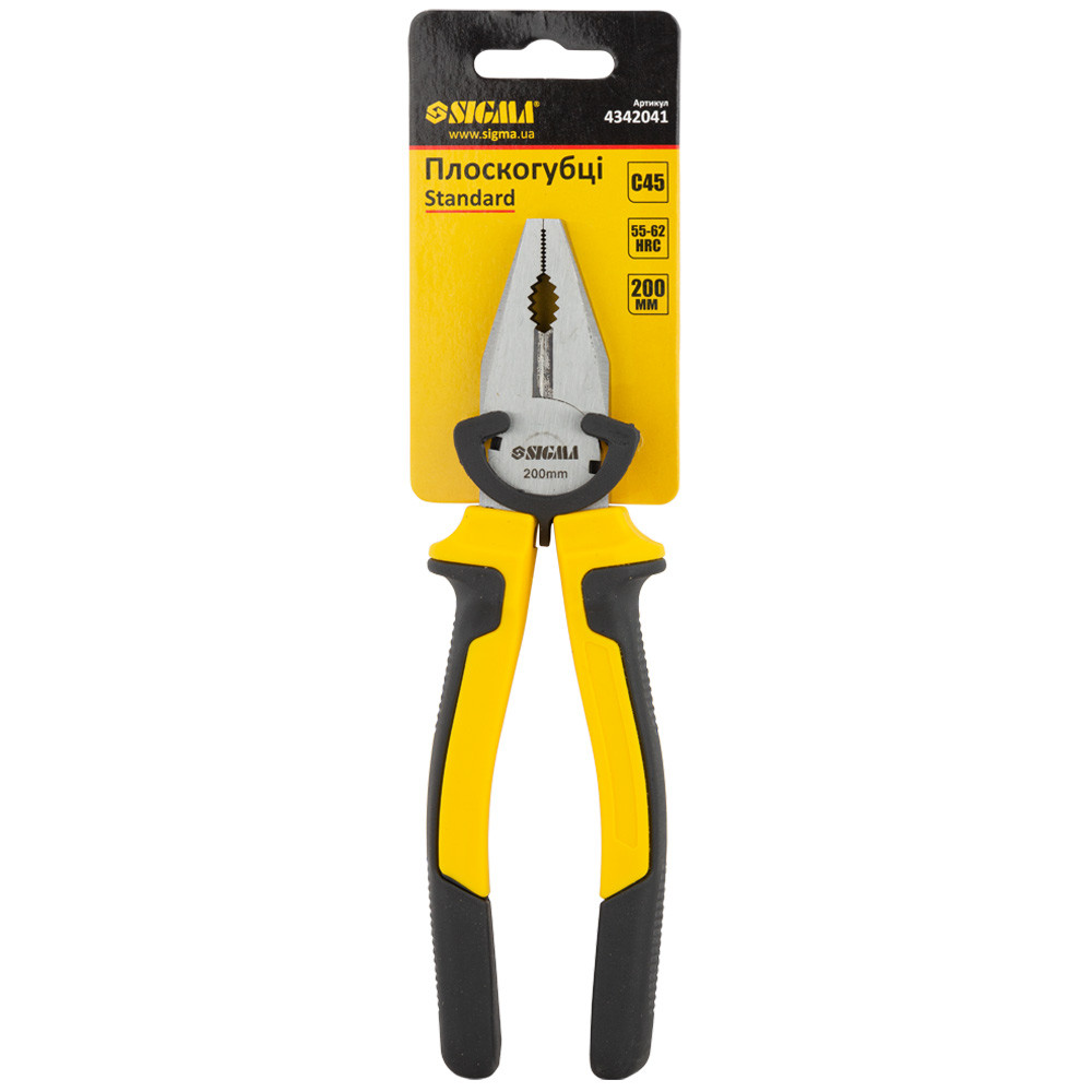 Sigma Плоскогубцы 200мм Standard SIGMA (4342041) Коломия - фото 2