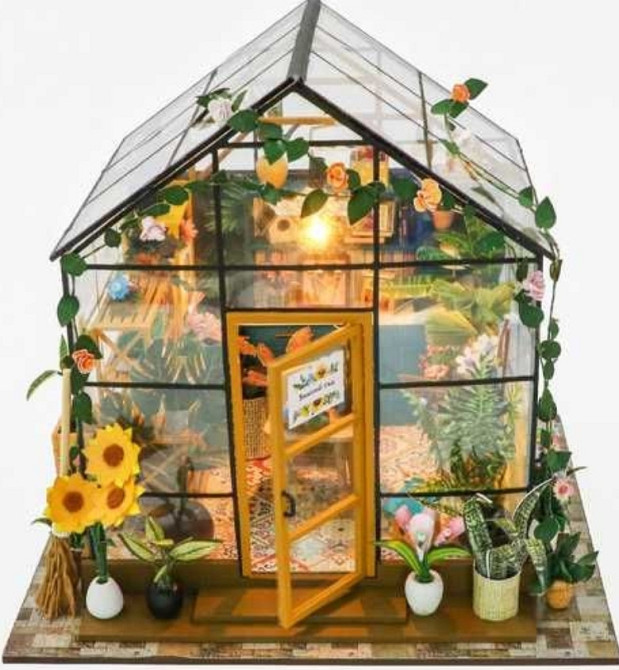 Конструктор 3D румбокс сборная модель цветочная оранжерея. Харьков - изображение 7