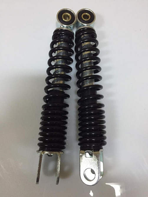 Амортизаторы (пара)   AD50   21 см, открытая пружина   (черный) Мукачево - изображение 1