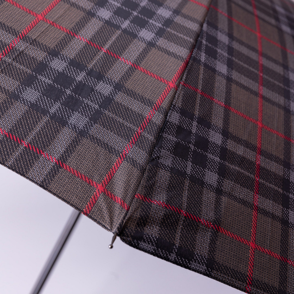 Класична парасолька-тростина напівавтомат з поліестеру 16 спиць діаметр 117 см Сірий HP-23-4G Коломыя - изображение 8