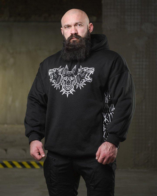 Теплая худи ghetto doberman НП4856 Одесса - изображение 3