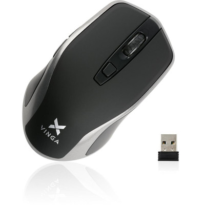 Мишка Vinga MSW-909 Silent black-grey Вінниця - фото 9