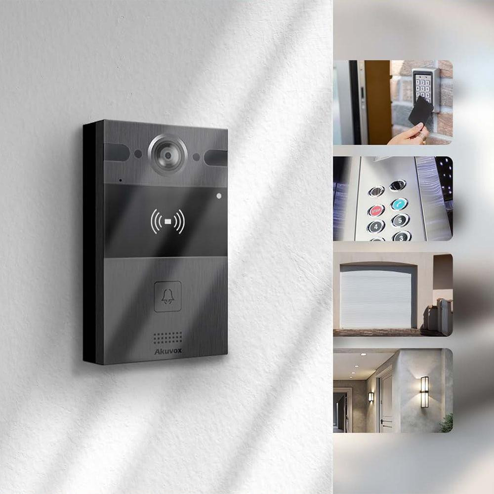 IP-відеопанель 4Mp Akuvox R25A SIP зі зчитувачем EM-Marine / Mifare / NFC (00-00002753) Киев - изображение 13