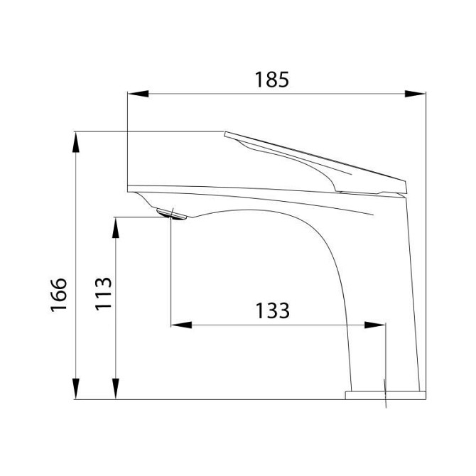 Змішувач для раковини Qtap Vlasta New QTVLA270GMB45641 (k35), одноважільний, низький, Gunmetal Black PVD Харків - фото 2