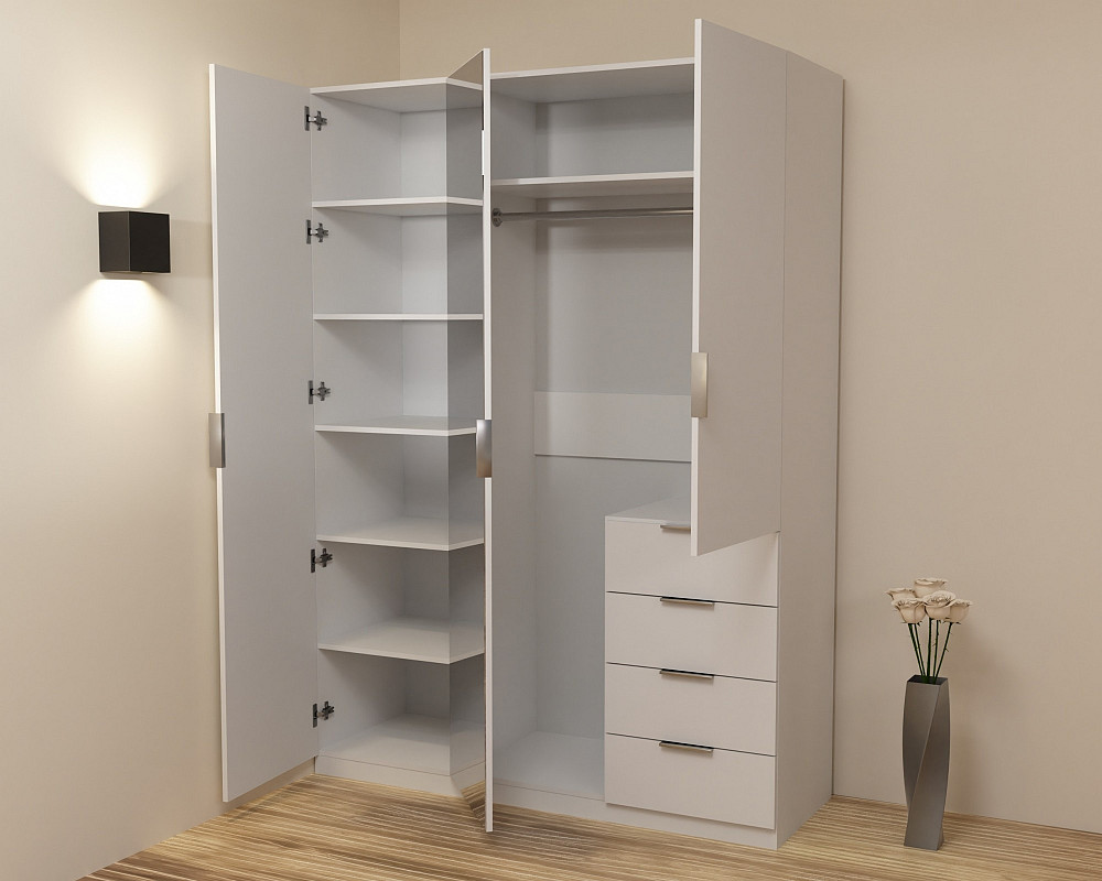 Шкаф Кристалл 2, Белый, 1500х520х2100, 151, 4 Львов - изображение 10
