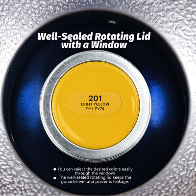 Гуашевые краски Arrtx 9A 9 цветов (LC302819) Винница - изображение 5