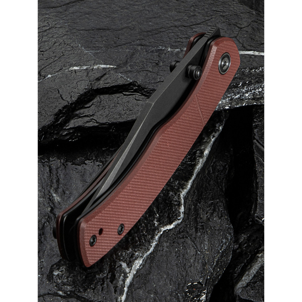 Ніж складаний кишеньковий Civivi Clingman, (7.6 см) Nitro-V / G10 темно-червоний Киев - изображение 15