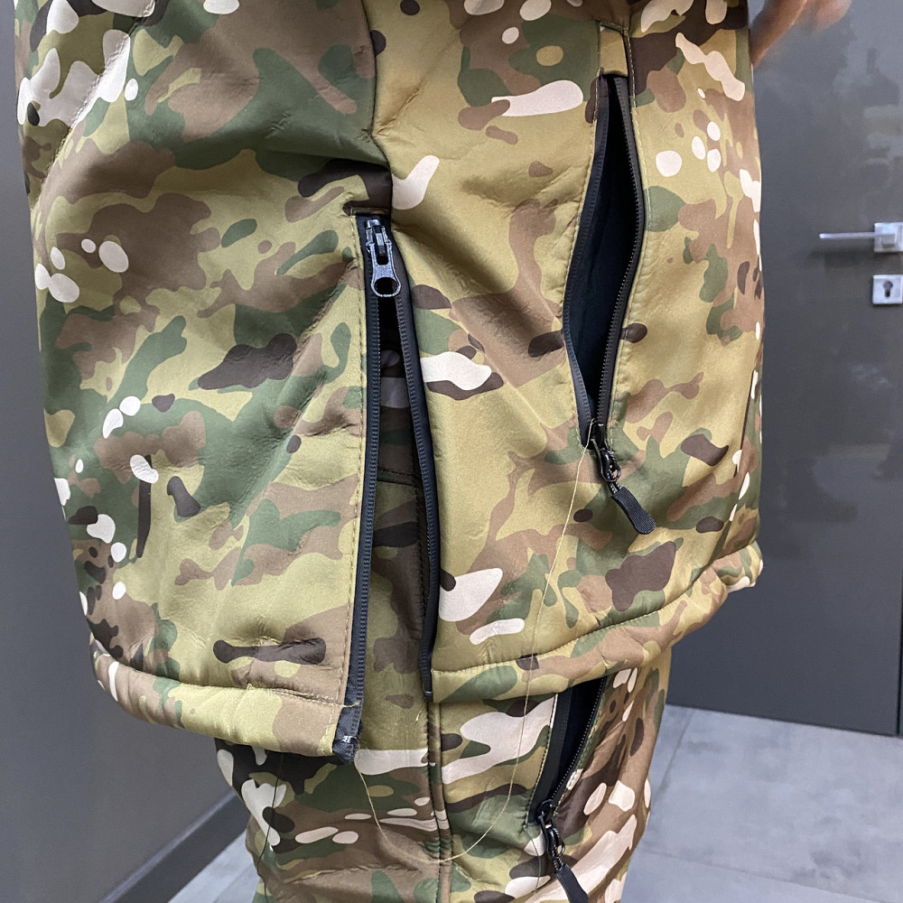 Костюм тактичний демісезон, Softshell, Мультикам, розмір XL, демісезонний костюм софтшелл для військових Solmir Київ - фото 7