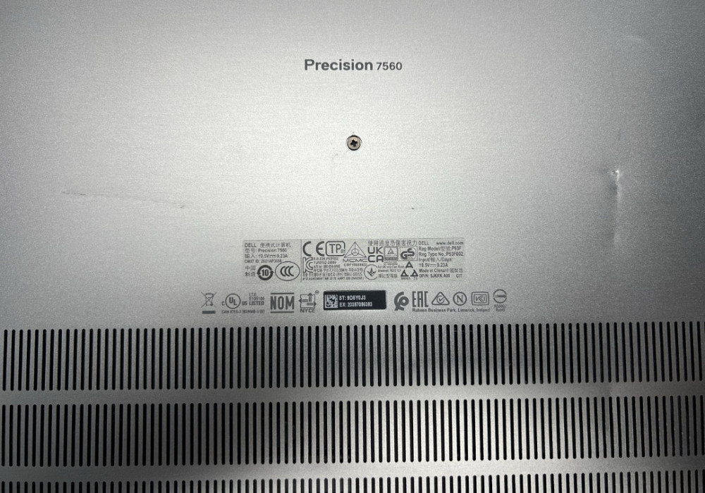 28 Ноутбук Dell Precision 7560 i7-11850H/16/1Тb/RTXA2000/15,6/60Hz. Харків - фото 1