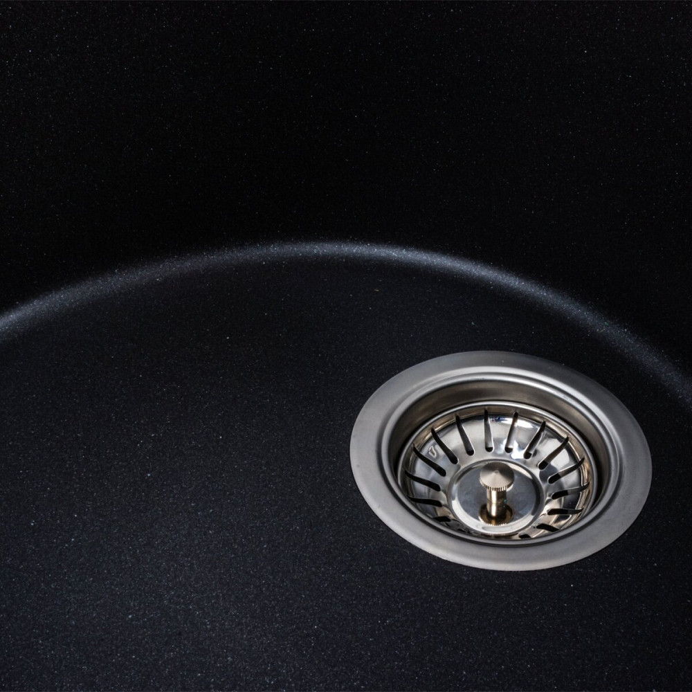 PLATINUM Гранітна мийка для кухні Platinum 5847 ONYX матовий Моріон Київ - фото 6