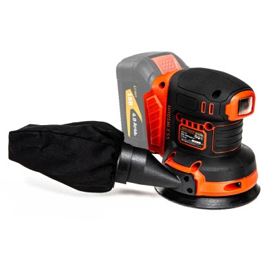 Шлифовальная машина GTM OSC18/125BL, 18МV, 125мм, 6000-12000об/мин (без АКБ и ЗУ) (OSC18/125BL_BARE TOOL) Винница - изображение 2