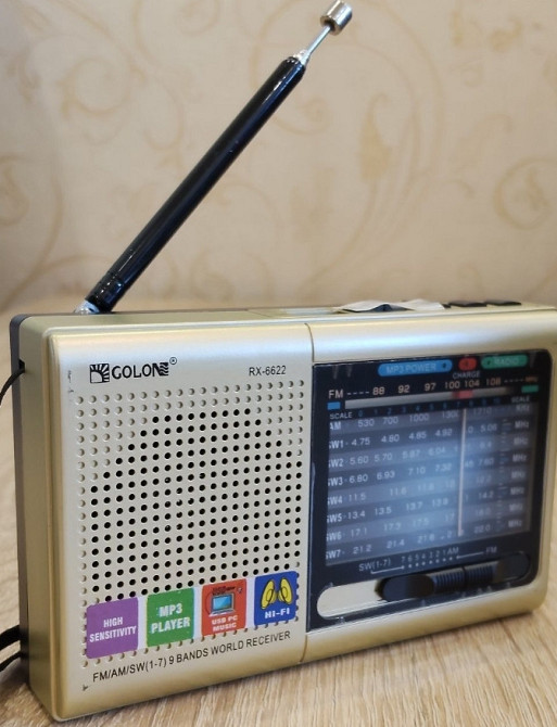 Мощный радиоприемник на аккумуляторе COLON RX-6622 Харьков - изображение 6