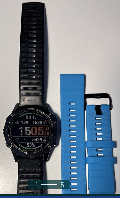 Часы: Garmin Fenix 6 Pro Sapphire Black. Киев - изображение 1