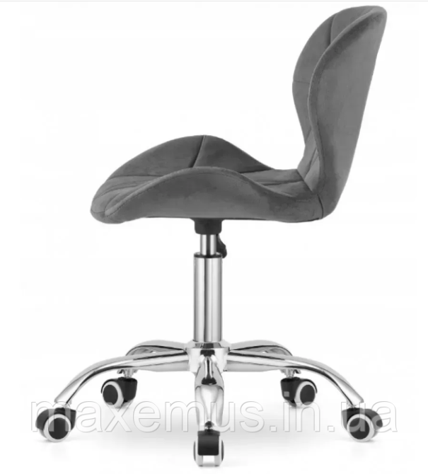 Офисное кресло операторское для персонала Bonro B 5 3 1 кресло на колесах для офиса компьютерное велюр серый Мостиска - изображение 10