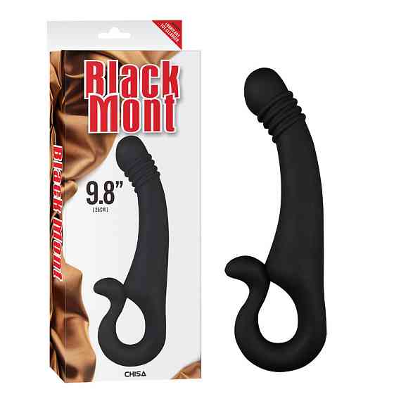 Массажер простаты универсальный Chisa Black Mont Hand Gun, черный Sex Aura Киев
