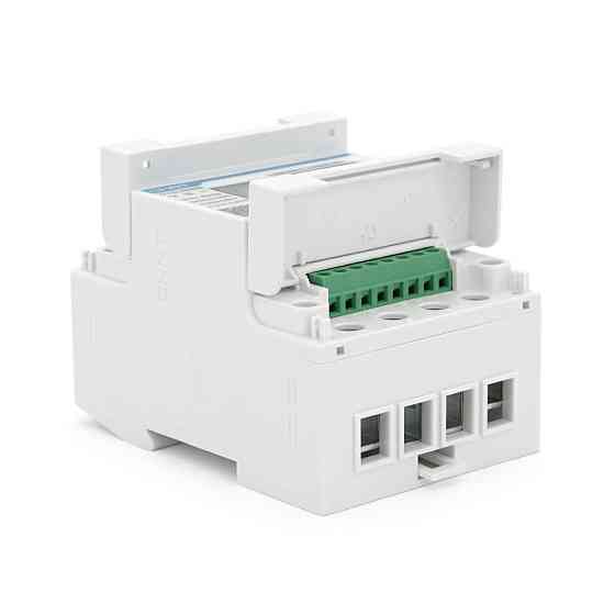 Трифазний електронний лічильник CHINT DDSU666-3-220/380V-5-80A, трифазний на DIN-рейку, 220/380V, 80A, LCD, 95*120*75mm Київ