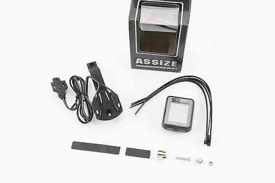 Велокомп'ютер 11-функцій, дротовий, чорний AS-825 (без батарейок) Київ