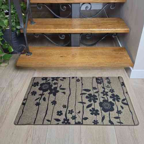 Килимок універсальний для підлоги льон Квіти 60*90см Дариана Житомир