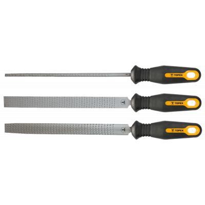 Рашпіль Topex по дереву 200 мм, 3 шт. (06A330) Вінниця - фото 1