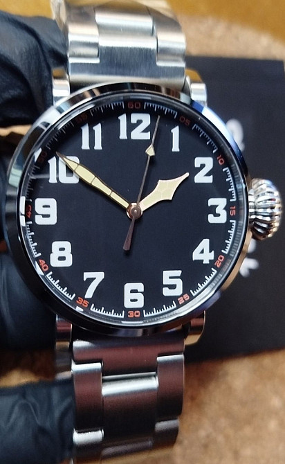 Часы пилот хомаж Zenith NH35 47mm. Киев - изображение 7