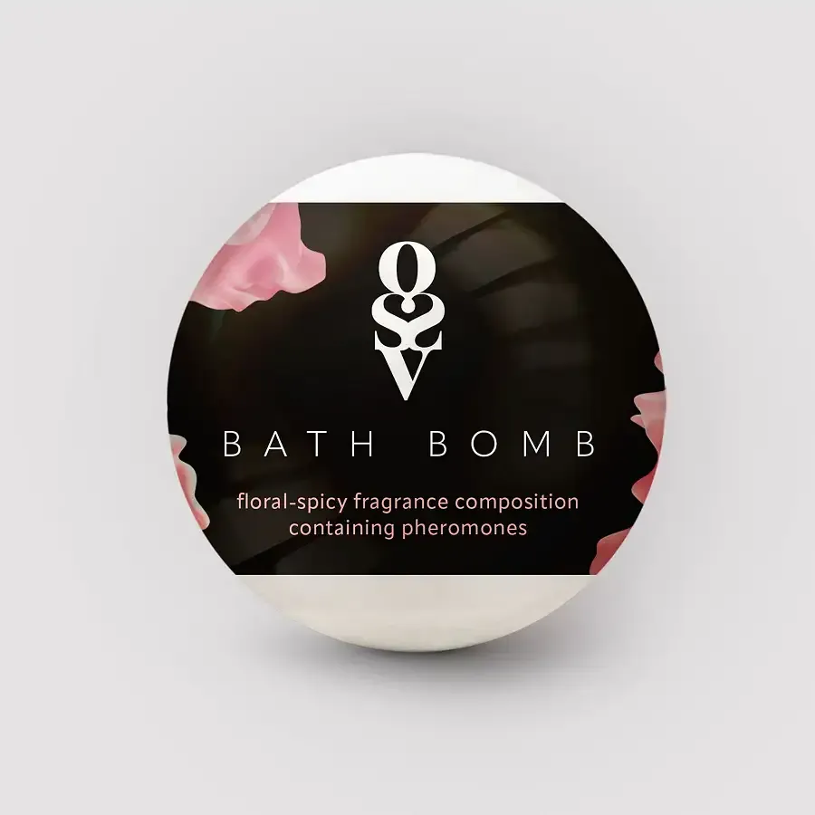 Бомбочка для ванни з феромонами Obsessive Bath bomb Floral - Spicy (100 г) Львів - фото 2