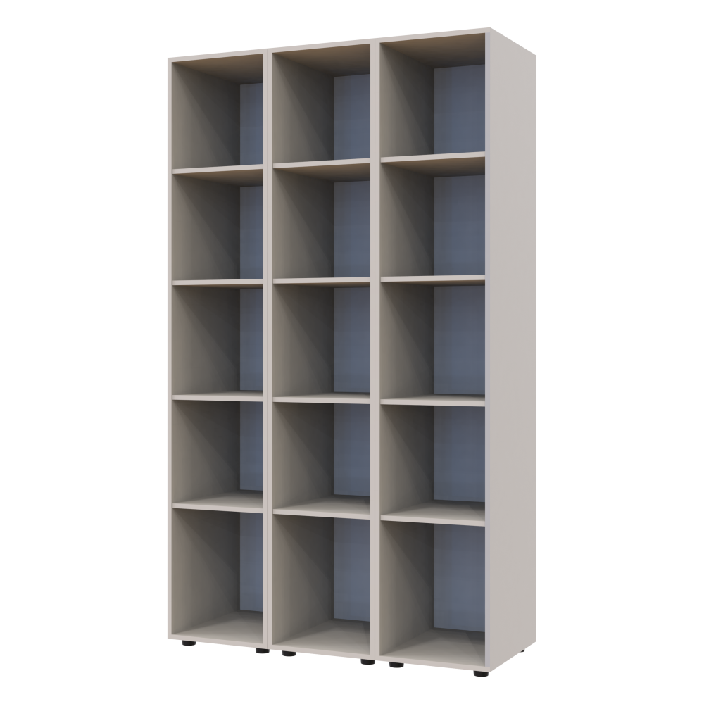 Комплект пеналів для одягу Doros Гелар (3 шт.) 117х49,5х203,4 см 3 Дзеркала/Кашемір (DRS-011262) Львів - фото 2