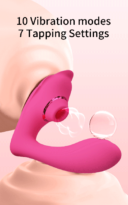 Вакуумный стимулятор клитора с вибрацией Pretty Love Nemo розовый, 13.8 х 11.2 см Sex Aura Киев - изображение 6