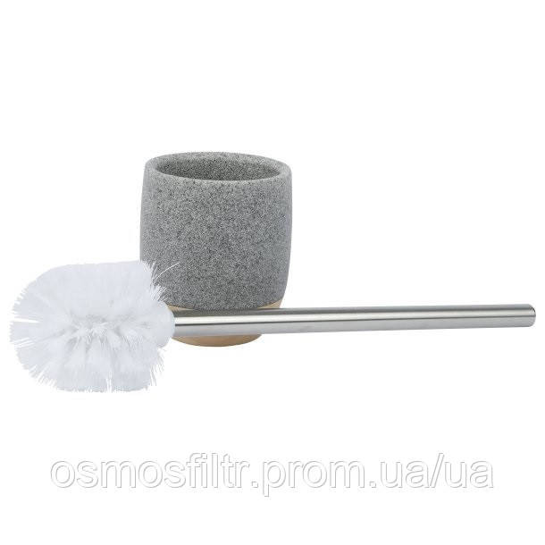 Гарнитур для WC Axentia Rome полирезин вид камня и дерева Ø 9,3 см, Н 38 см (135848) Киев - изображение 4