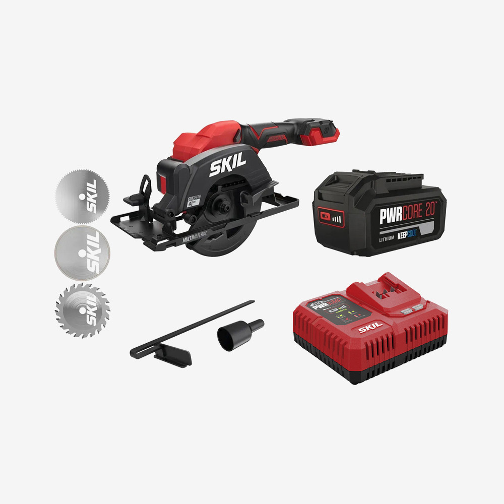 Пила циркулярная бесщеточная аккумуляторная, SKIL 3540 CA Compact + аккумулятор 4,0 Ah + зарядное устройство SW1E3540CA+BC1E3111AA Одесса - изображение 1