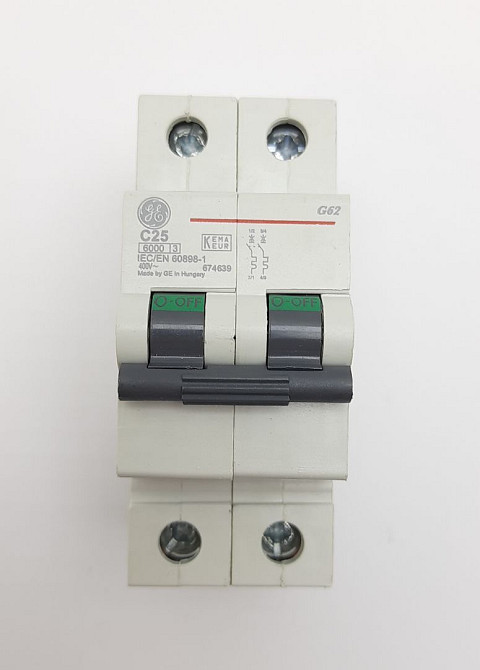 Автоматичний вимикач DG62C25 C25 2P Луцк - изображение 1