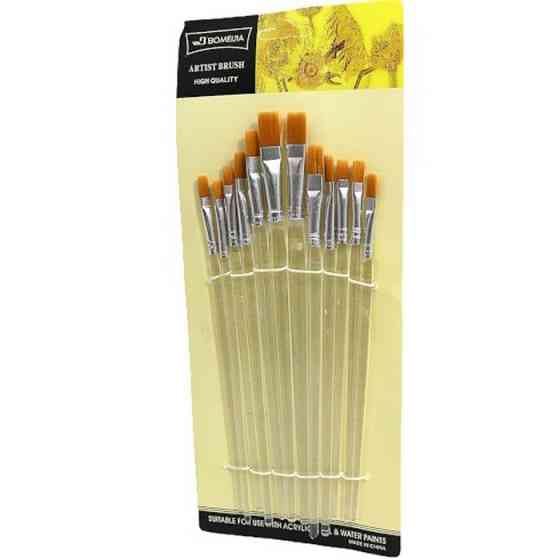 Набір художніх пензликів K1355 в наборі 12 штук Вінниця