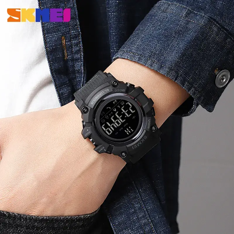 Спортивные наручные смарт-часы Skmei 2053 (Черный) Винница - изображение 6