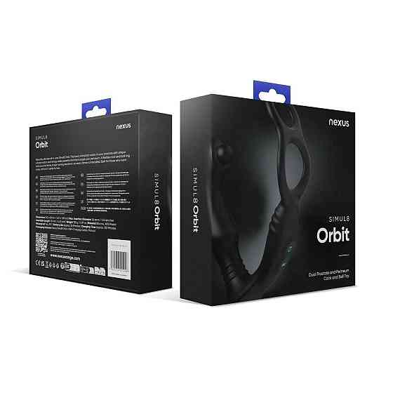 Стимулятор простаты Nexus SIMUL8 Orbit Edition с эрекционным кольцом Sex Aura Киев