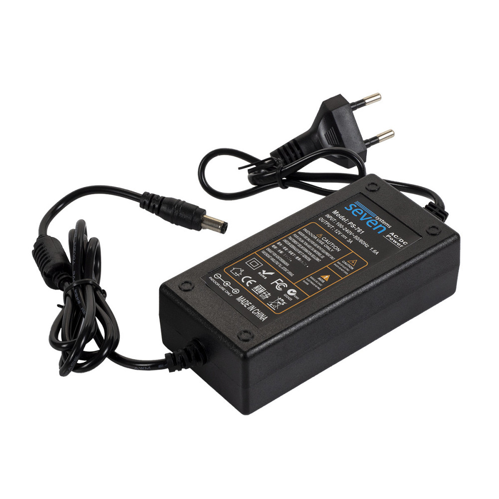 Блок питания 12В/3А SEVEN PS-761 Киев - изображение 4