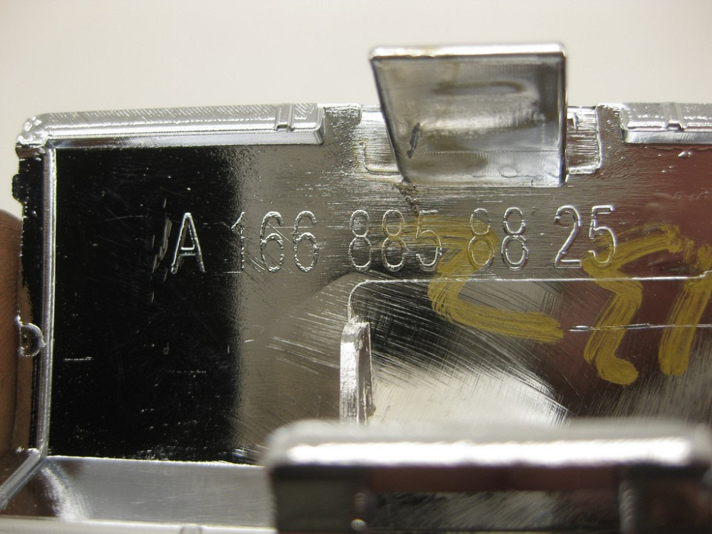 China  A1668851423 Нова хром кришка - заглушка буксирувального гака ML W166 Одеса - фото 7