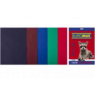 Папір Buromax А4, 80g, DARK 5colors, 20sh (BM.2721420-99) Вінниця